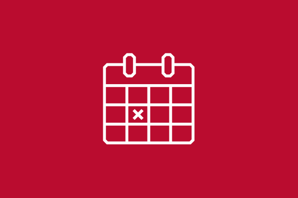 Icon of a calendar