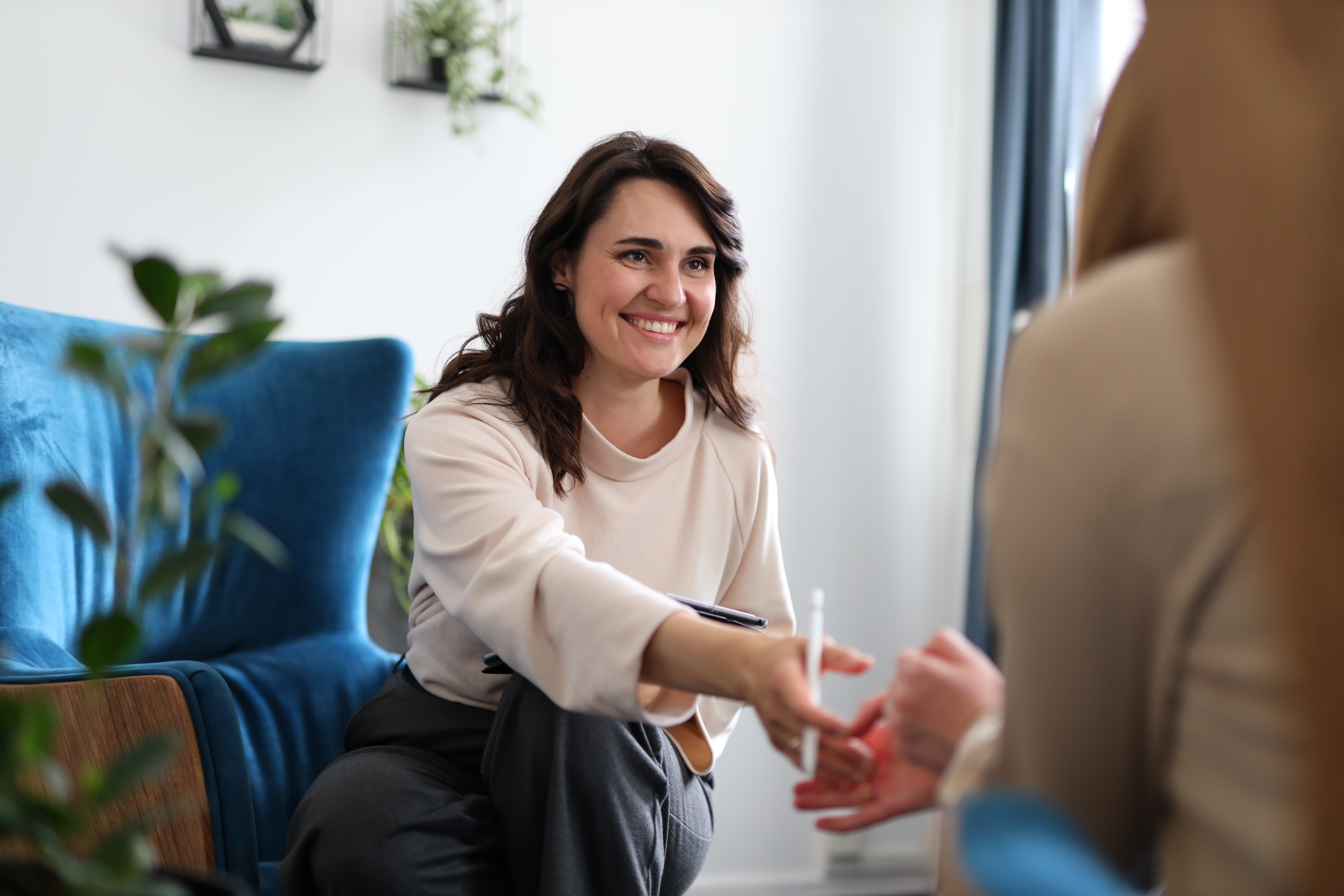 person shaking hands with another person