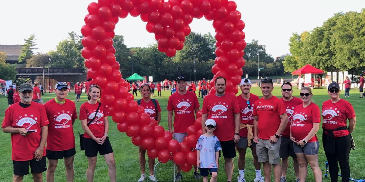 image of group at heart walk