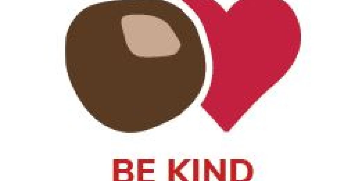 image of buckeye and heart with words be kind.