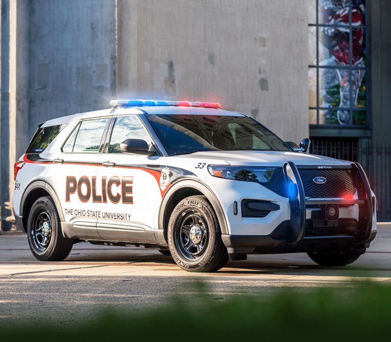 The Ohio State University Police Department Patrol Vehicle
